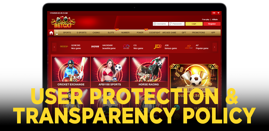 User Protection & Transparency Policy